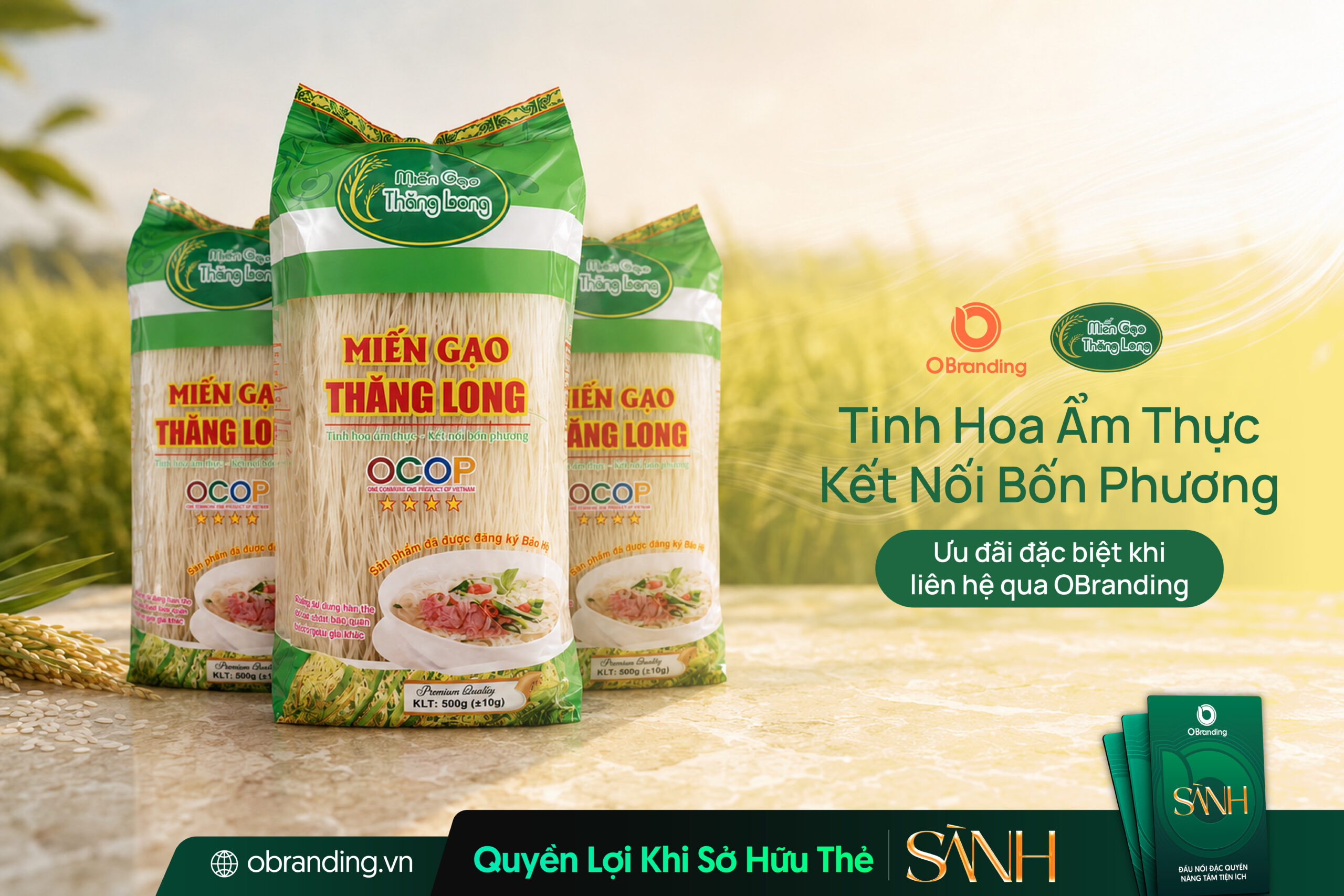 Miến Gạo Thăng Long - Sản phẩm từ gạo Việt