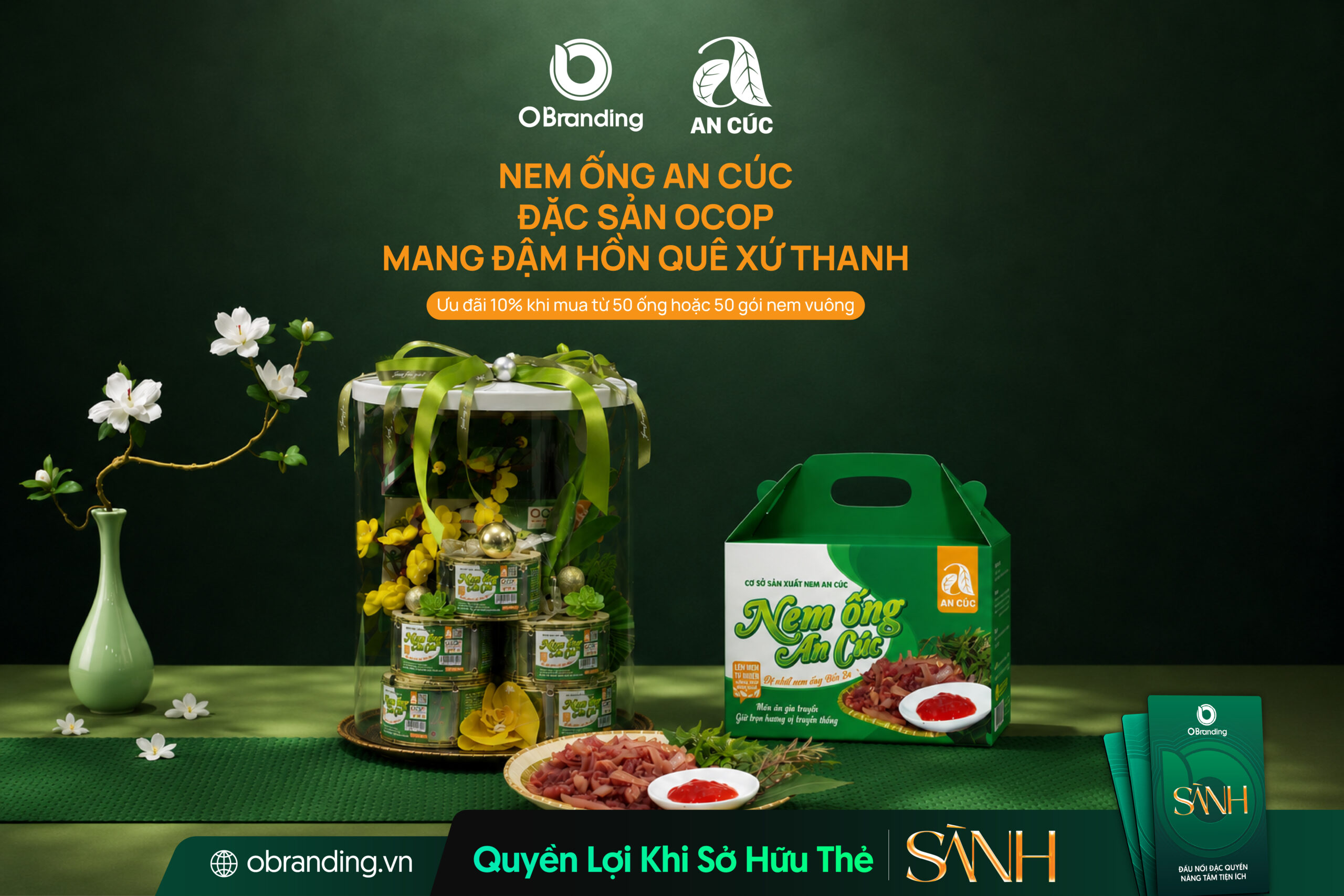Nem Ống An Cúc - Đặc sản OCOP xứ Thanh