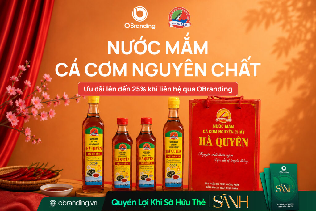 Nước Mắm Hà Quyên - Nước mắm cá cơm nguyên chất